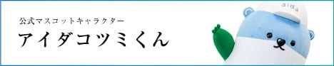 公式マスコットキャラクター アイダコツミくん