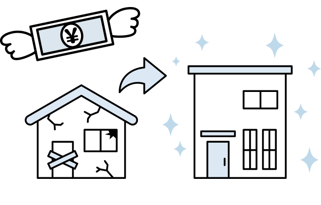 物価が上がり過ぎて新しく建てるのは高すぎる…