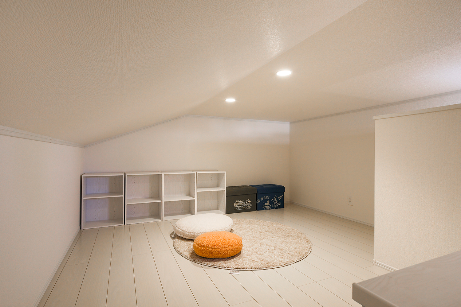 現地写真:小屋裏収納